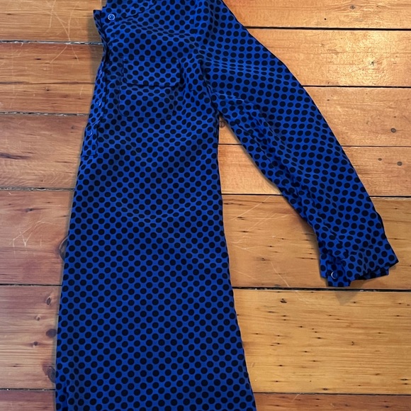The Gap Blue with Black polkadots, extra small tunic dress - Picture 5 of 6